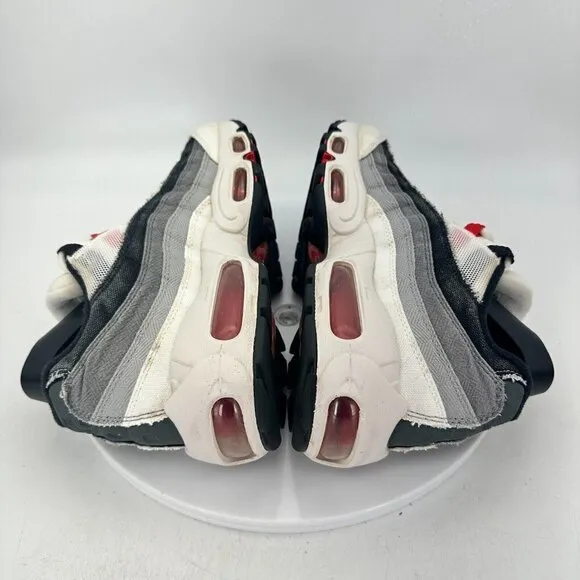 Nike Air Max 95 Men Size 6.5 DH9792-100 White Red Chile Training Athletic Shoes