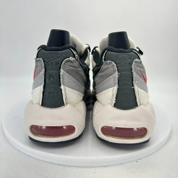 Nike Air Max 95 Men Size 6.5 DH9792-100 White Red Chile Training Athletic Shoes
