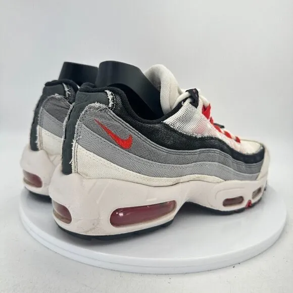 Nike Air Max 95 Men Size 6.5 DH9792-100 White Red Chile Training Athletic Shoes