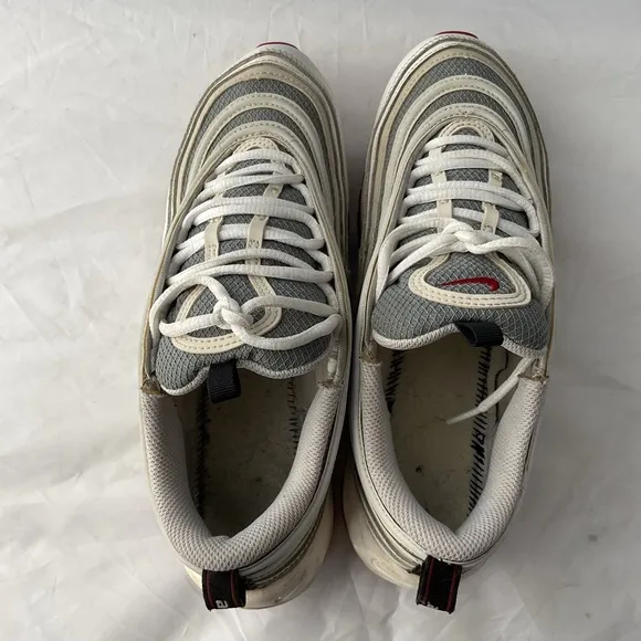 Nike Air Max 97 White Bullet Reflective Running DM0027-100 Men’s Size 8.5