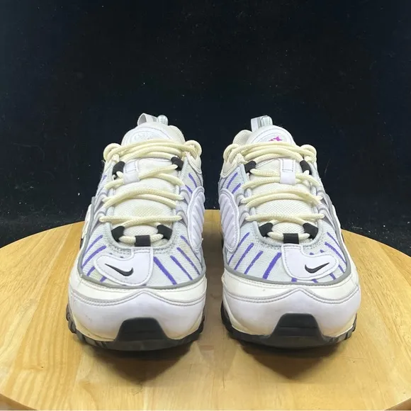 Nike Air Max 98 Football Grey Running Training Shoes AH6799-023 White Purple 8.5