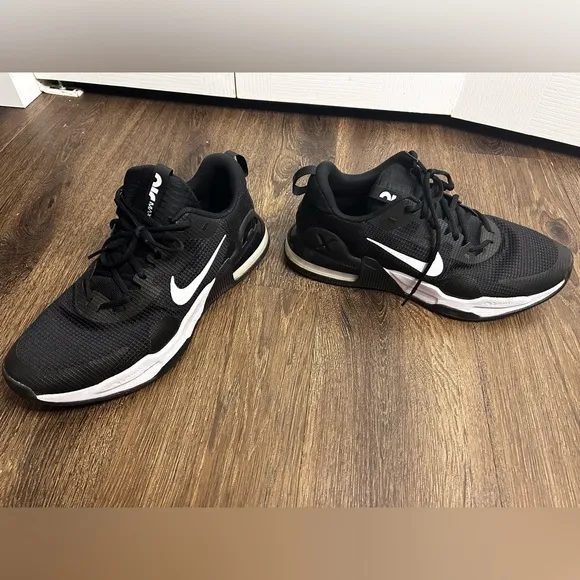 Nike Air‎ Max Alpha Trainer 5 Black White Men Cross Training Shoes Size 13