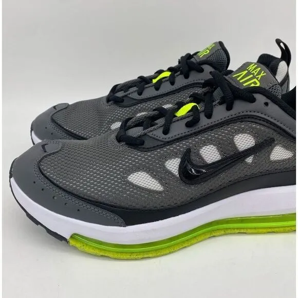 Nike Air Max AP Shoes Mens 8 Grey Volt Green Training Sneakers CU4826-006 NEW‎