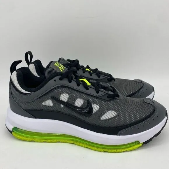 Nike Air Max AP Shoes Mens 8 Grey Volt Green Training Sneakers CU4826-006 NEW‎