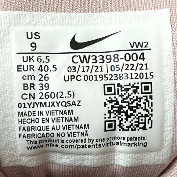Nike Air Max Bella TR 4 Running Shoes Trainers Sneakers Gray Rose White Size 9