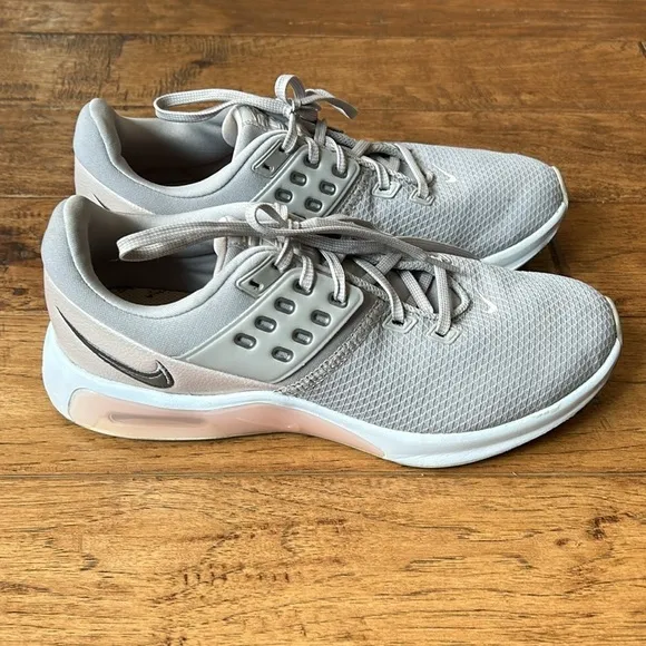Nike Air Max Bella TR 4 Running Shoes Trainers Sneakers Gray Rose White Size 9