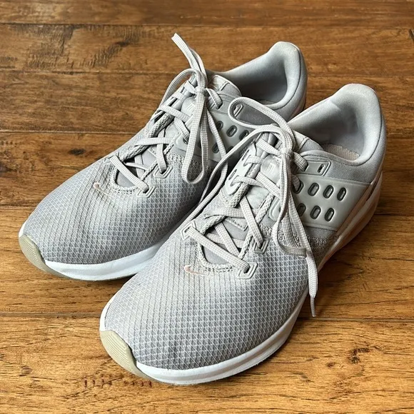 Nike Air Max Bella TR 4 Running Shoes Trainers Sneakers Gray Rose White Size 9