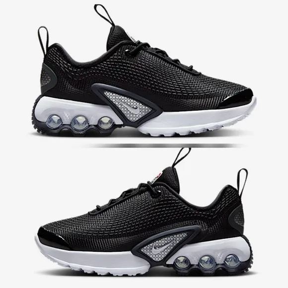 Nike Air Max DN Toddler Boy Athletic Shoes in Black &amp; White Size 10.5 NEW $110