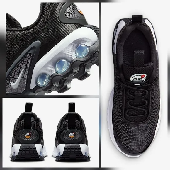 Nike Air Max DN Toddler Boy Athletic Shoes in Black &amp; White Size 10.5 NEW $110