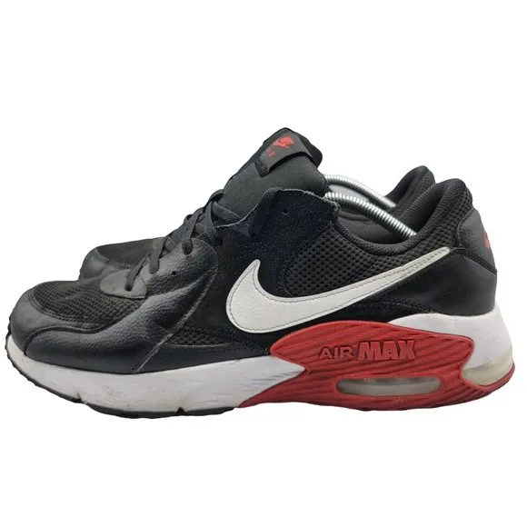 Nike Air Max Excee Running Training Shoes Black Red White CD4165-005 Men Size 13