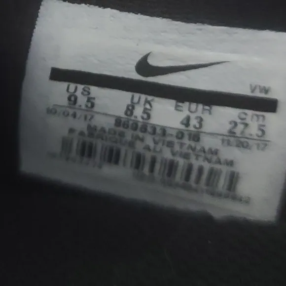 Nike Air Max Full Ride Training 1.5 Men's Sneakers shoes Size 9.5