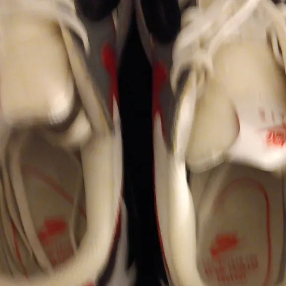 Nike Air Max Sneakers Red and Gray