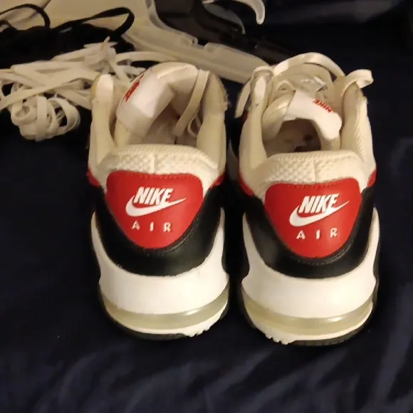 Nike Air Max Sneakers Red and Gray