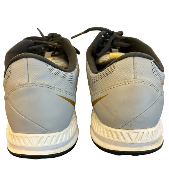 Nike Air Men's Epic‎ Speed TR Gray/Gold Men's Running Training Shoes Size 10.5