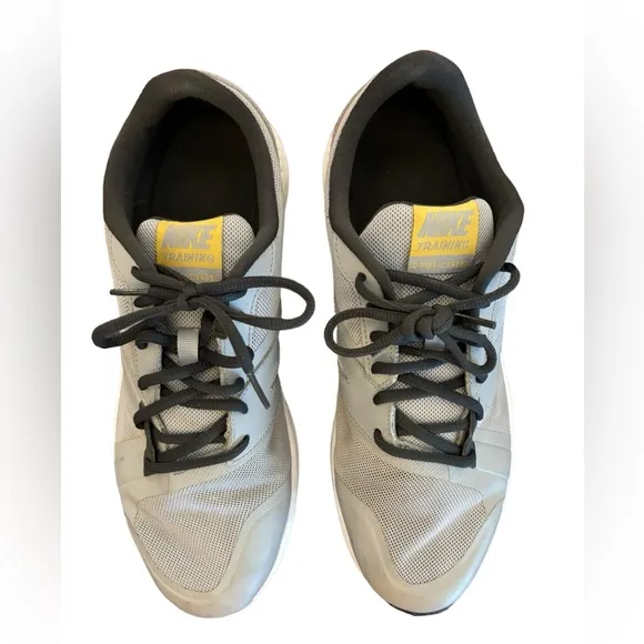 Nike Air Men's Epic‎ Speed TR Gray/Gold Men's Running Training Shoes Size 10.5