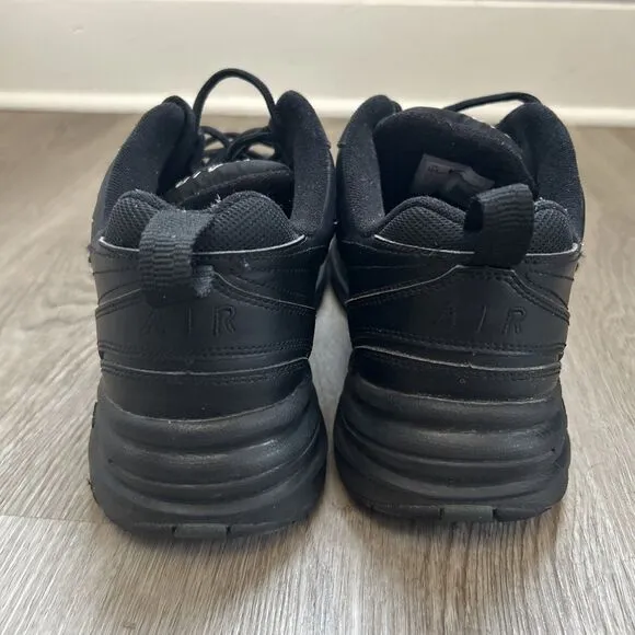 Nike Air Monarch IV Men's 11.5 Training Shoes Triple Black Sneakers 416355-001