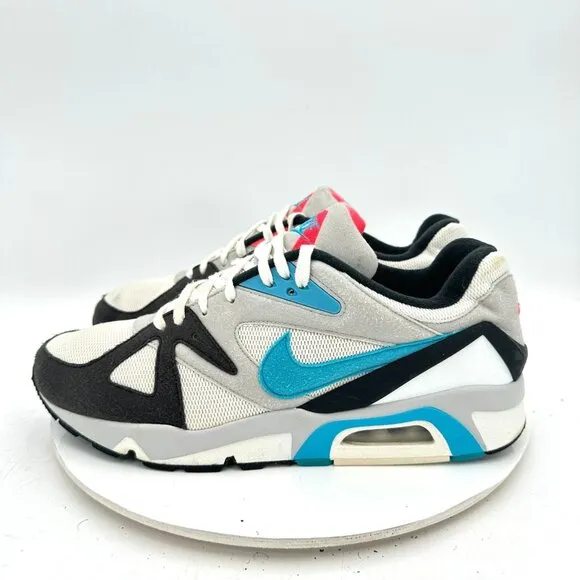 Nike Air Structure Men Size 11 CV3492 100 White Black Neo Teal Training Shoes