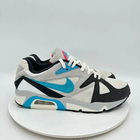 Nike Air Structure Men Size 11 CV3492 100 White Black Neo Teal Training Shoes