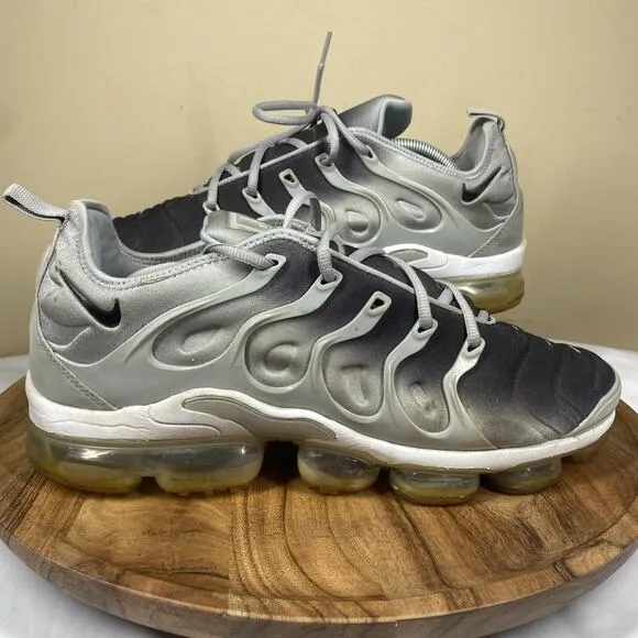 Nike Air VaporMax Plus Silver Gradient Mens Gray Size 12.5 Shoes
