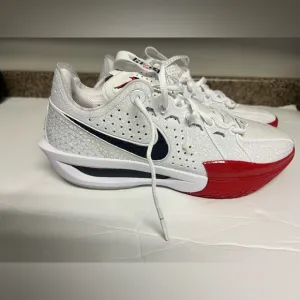 Nike Air Zoom GT cut 3. White/Red obsidian. HM9425-100. Size 10.