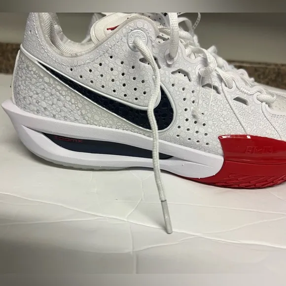 Nike Air Zoom GT cut 3. White/Red obsidian. HM9425-100. Size 10.