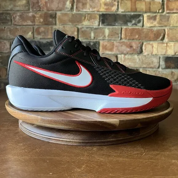 Nike Air Zoom G.T. Cut Academy EP Black Red Men Basketball FB2598-008 Men's 13