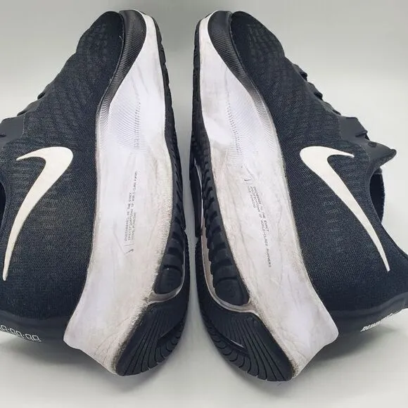 Nike Air Zoom Pegasus Running Jogging Shoes Men's Black/White Size 14
