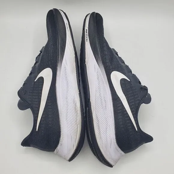 Nike Air Zoom Pegasus Running Jogging Shoes Men's Black/White Size 14
