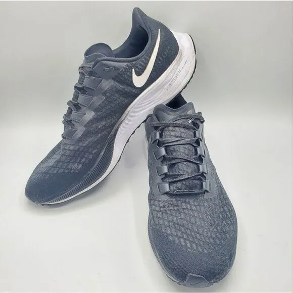 Nike Air Zoom Pegasus Running Jogging Shoes Men's Black/White Size 14