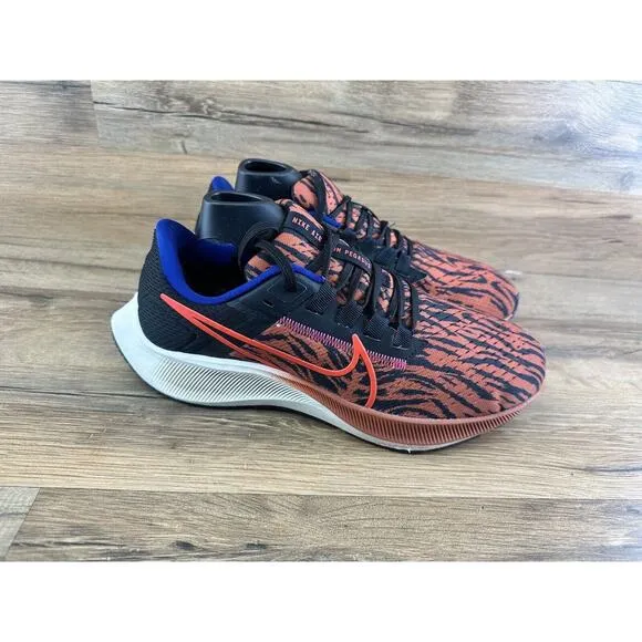 Nike Air Zoom Pegasus Tiger Womens Size 8 Style DQ7650-800 Athletic Shoes