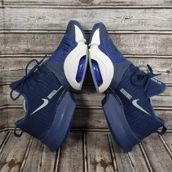 NIKE AIR ZOOM SUPERREP Men's 12 Athletic Training Running Shoes Sneakers Blue