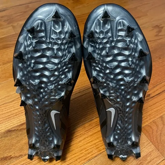 Nike Alpha Huarache 8 Elite LAX Lacrosse Cleats Black CW4440-011 Men's Size 13
