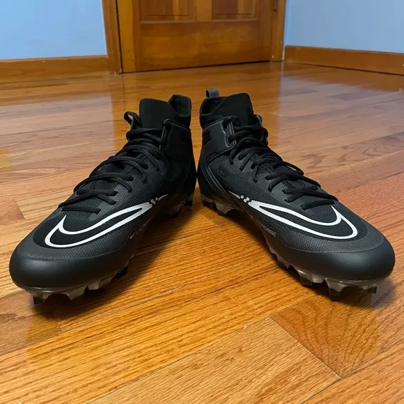 Nike Alpha Huarache 8 Elite LAX Lacrosse Cleats Black CW4440-011 Men's Size 13