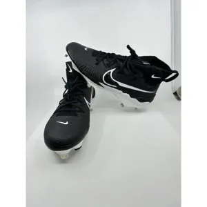 Nike Alpha Huarache NXT Black White Baseball Cleats DJ6517-001 Mens Size 12