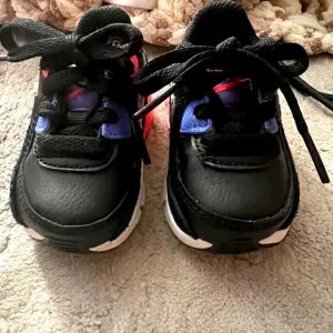 Nike Baby Girl Black and Pink Athletic Shoes