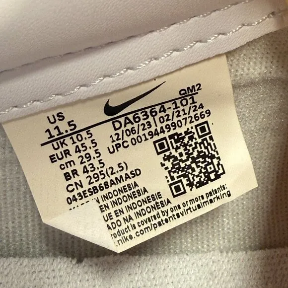 Nike Blazer Low Mens Casual Shoes White DA6364-101 NEW* Sz 11.5