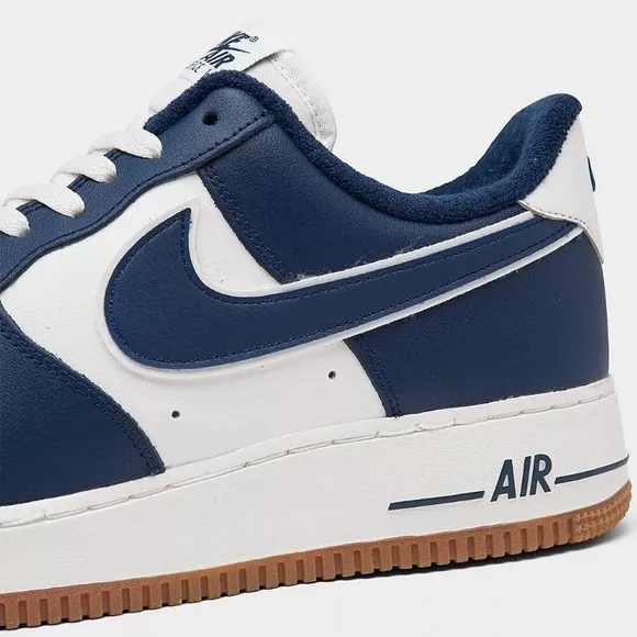 Nike Blue and White Athletic Shoes Mid-Cut Design
