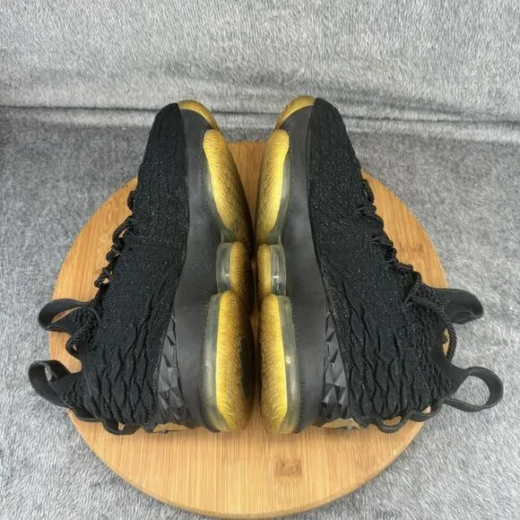 Nike Boys LeBron 15 Black Basketball Training Running Shoes Sneakers Size 6.5Y
