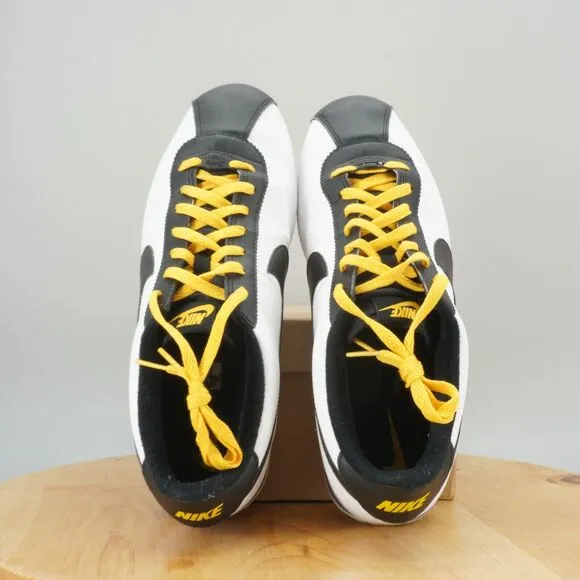 Nike Cortez 'LA Lakers' Mens Size 11 Shoes Leather Casual Sneakers White Black