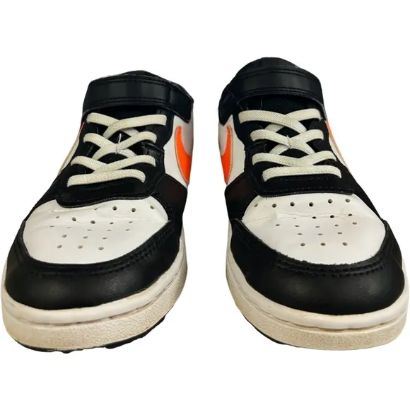 Nike Court Borough Low 2 (GS) BQ5448-115 Youth White Black Sneaker Shoes Size 2Y