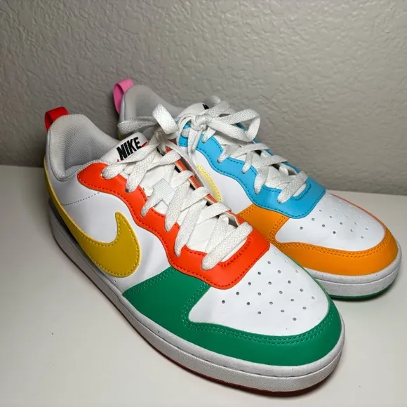 Nike Court Borough Low Recraft GS Multi-Color Kids Youth Casual Shoes FQ8373-902