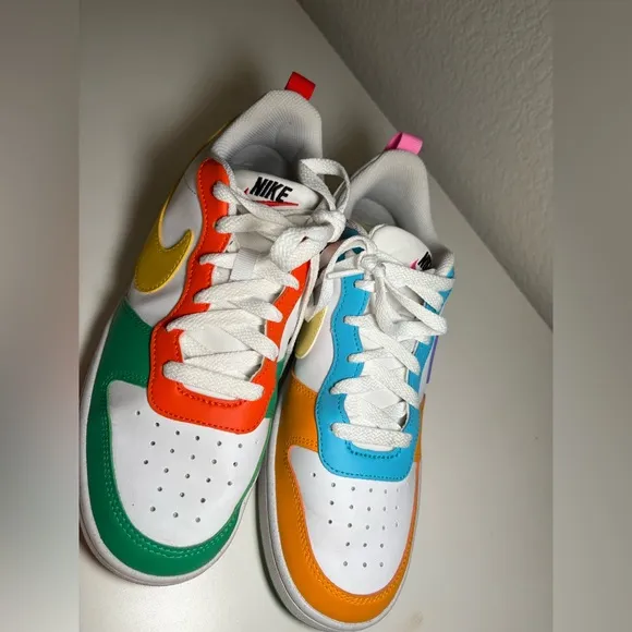 Nike Court Borough Low Recraft GS Multi-Color Kids Youth Casual Shoes FQ8373-902