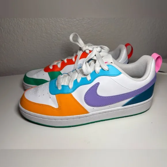 Nike Court Borough Low Recraft GS Multi-Color Kids Youth Casual Shoes FQ8373-902