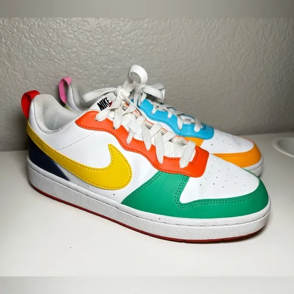 Nike Court Borough Low Recraft GS Multi-Color Kids Youth Casual Shoes FQ8373-902
