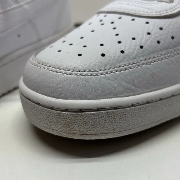 Nike Court Vision Lo Mens Athletic Shoes Sneakers Size 11 Triple White