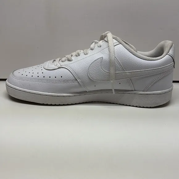 Nike Court Vision Lo Mens Athletic Shoes Sneakers Size 11 Triple White