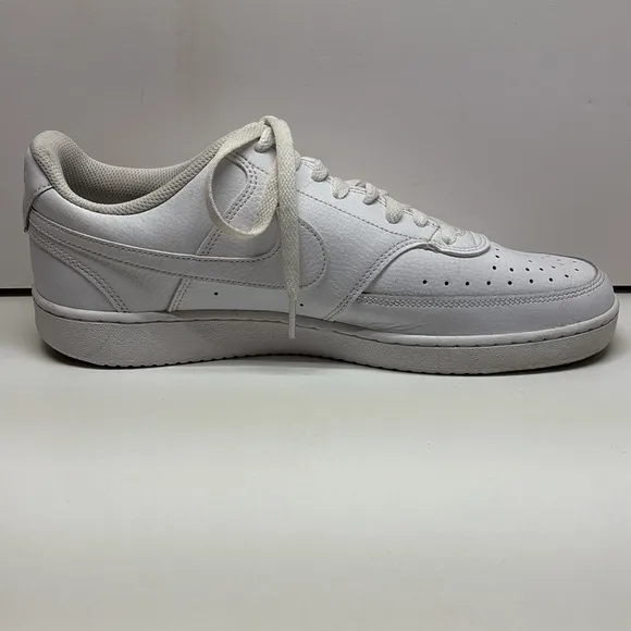 Nike Court Vision Lo Mens Athletic Shoes Sneakers Size 11 Triple White