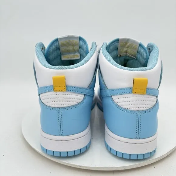 Nike Dunk High Retro Men Size 9.5 DD1399-401 Chill Blue White Training Shoes