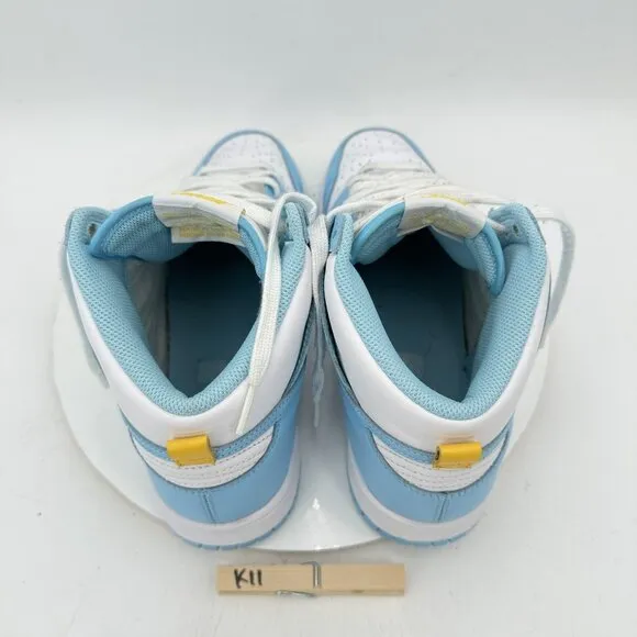 Nike Dunk High Retro Men Size 9.5 DD1399-401 Chill Blue White Training Shoes