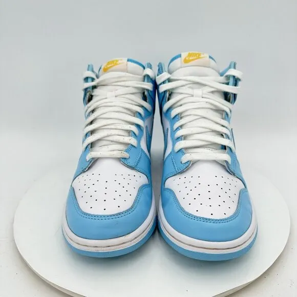 Nike Dunk High Retro Men Size 9.5 DD1399-401 Chill Blue White Training Shoes